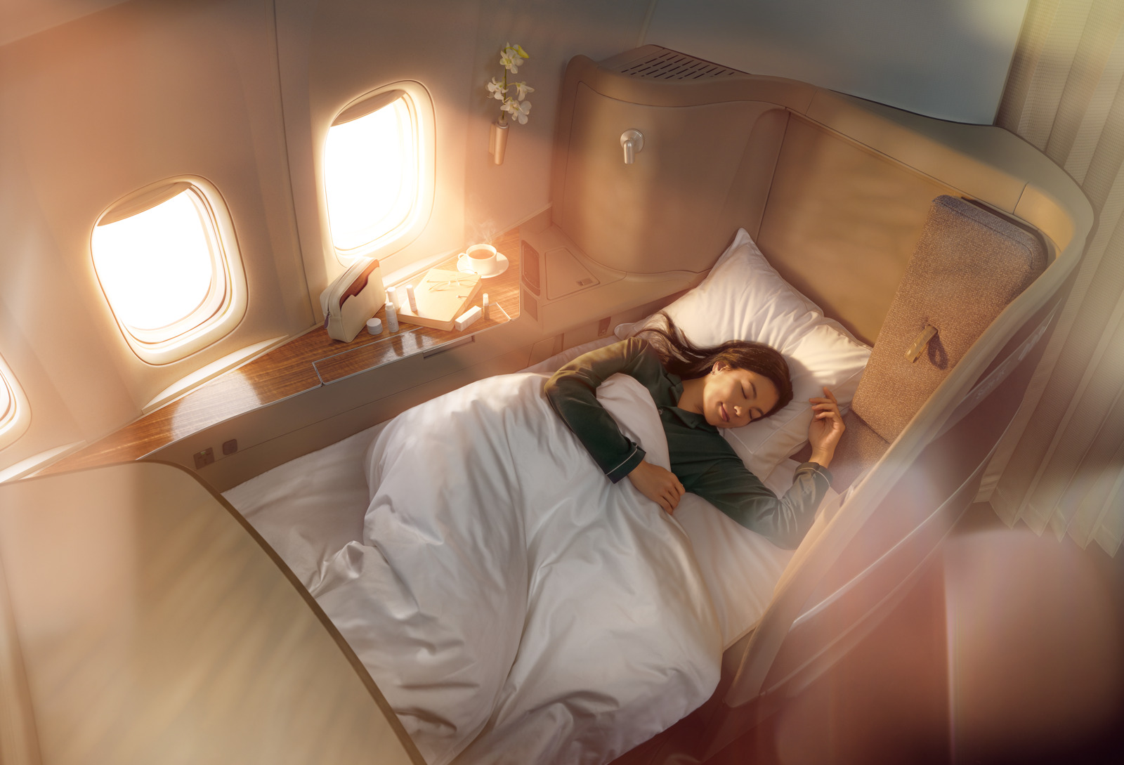Cathay Pacific and Bamford premium travel amenities