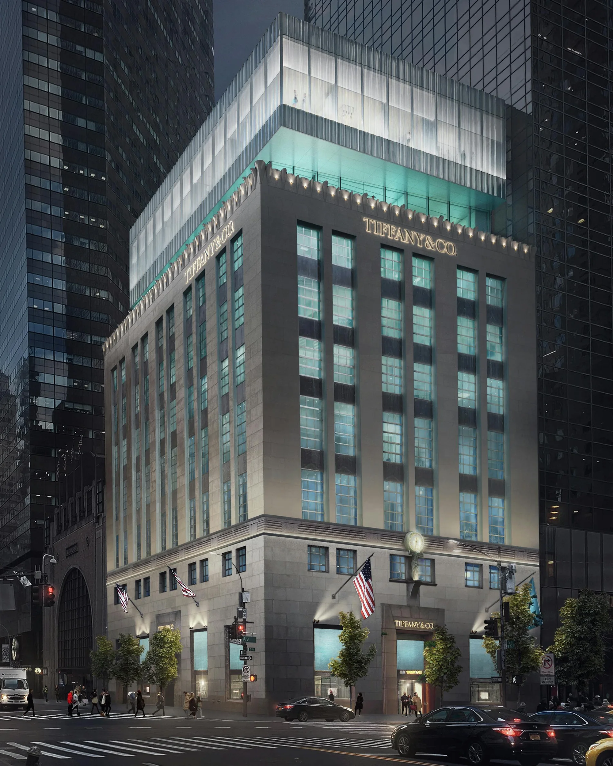 The Tiffany & Co. Landmark flagship on Fifth Avenue in New York
